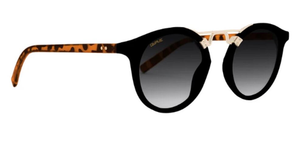 QWAVE Matte Black Designer Shades Smoke Gradient Lens Polarized Sunglasses New